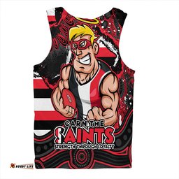 Amazing Aussie St Kilda Blazing Spirit Of Victory Men Tank Top