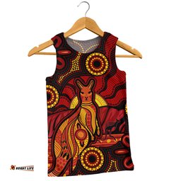 Amazing Aussie Indigenous Australian Aboriginal Echoes Of The Dreaming Men Tank Top