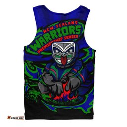 Amazing Aussie New Zealand Warriors Premiership Series Sports Gear Men Tank Top