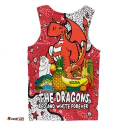 Amazing Aussie St. George Illawarra Dragons Custom Australian Big Things Men Tank Top