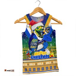 Amazing Aussie Parramatta Eels Christmas Custom Parramatta Eels Santa Aussie Big Things Christmas Men Tank Top
