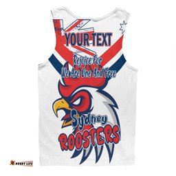 Amazing Aussie Sydney Roosters Happy Australia Day We Are One And Free V2 Men Tank Top