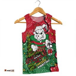 Amazing Aussie South Sydney Rabbitohs Custom Let's Get Lit Chrisse Pressie Men Tank Top