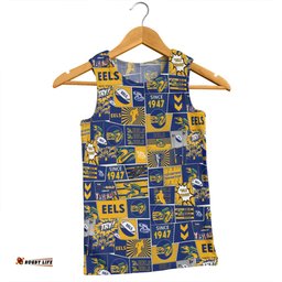 Amazing Aussie Parramatta Eels Team Of Us Die Hard Fan Supporters Comic Style Men Tank Top