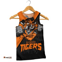 Amazing Aussie Wests Tigers Fearless Soul Series Men Tank Top