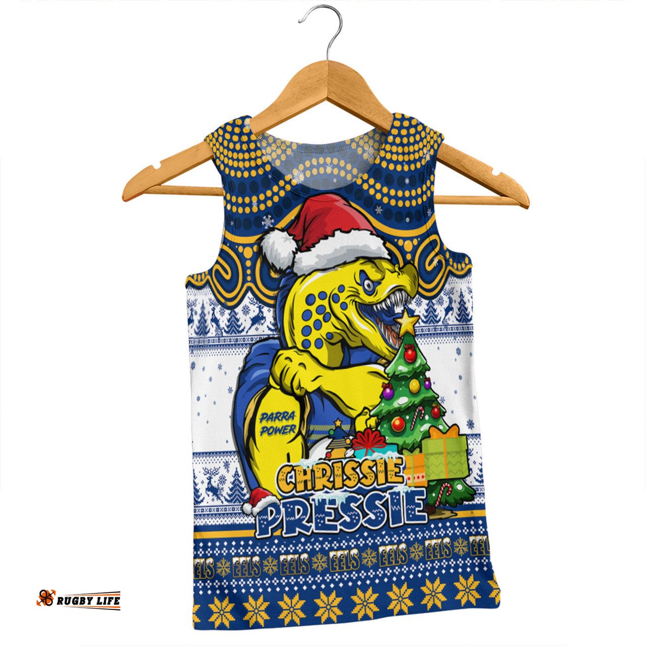 Amazing Aussie Parramatta Eels Aussie Ugly Christmas For Die Hard Fan Supporters Men Tank Top