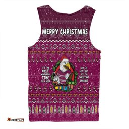 Amazing Aussie Manly Warringah Sea Eagles Christmas Custom Chrissie Spirit Men Tank Top