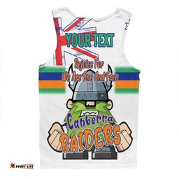 Amazing Aussie Canberra Raiders Happy Australia Day We Are One And Free V2 Men Tank Top