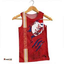 Amazing Aussie Redcliffe Dolphins Happy Australia Day Flag Scratch Style Men Tank Top