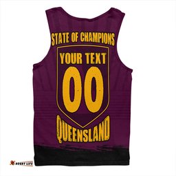 Amazing Aussie Queensland Maroons Dynasty Of Maroons Men Tank Top