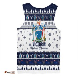 Amazing Aussie Victoria Christmas Merry Chrissie Men Tank Top