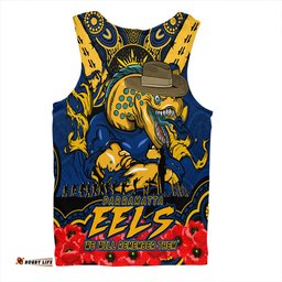 Amazing Aussie Parramatta Eels Ripped Legacy Of The Game The ANZAC Spirit Lives On Men Tank Top