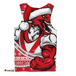 Amazing Aussie St. George Illawarra Dragons Ugly Knit Style For Christmas Game Fans Men Tank Top