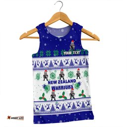 Amazing Aussie New Zealand Warriors Christmas Custom Special Ugly Christmas Men Tank Top