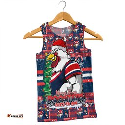 Amazing Aussie Sydney Roosters Merry Ugly Christmas Comic Style Men Tank Top
