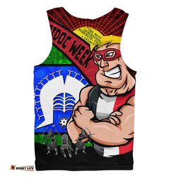 Amazing Aussie St Kilda NAIDOC Week Pride Edition Men Tank Top