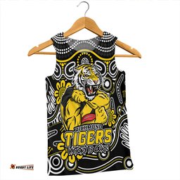 Amazing Aussie Richmond Aboriginal Inspired Tough Fan Football For Life Men Tank Top