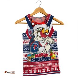 Amazing Aussie Sydney Roosters Christmas Custom Easts Rooster Santa Aussie Big Things Men Tank Top