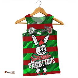 Amazing Aussie South Sydney Rabbitohs Happy Australia Day We Are One And Free V2 Men Tank Top