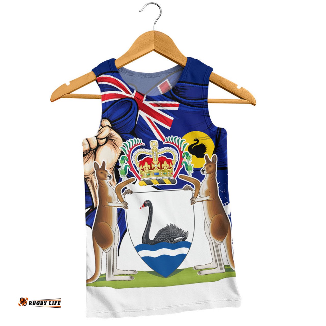 Amazing Aussie Western Australia Power Pride And Heritage Crest Men Tank Top