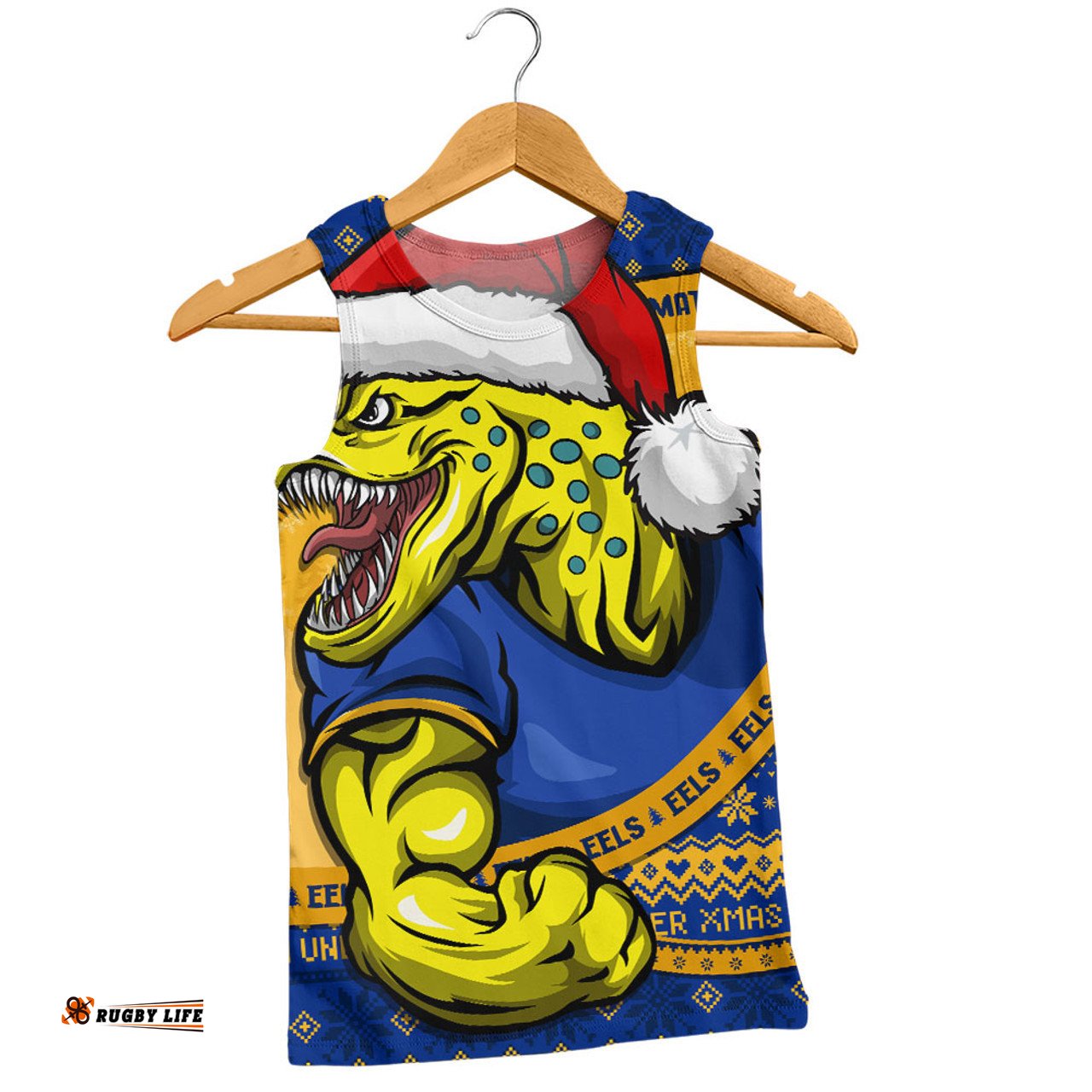 Amazing Aussie Parramatta Eels Ugly Knit Style For Christmas Game Fans Men Tank Top