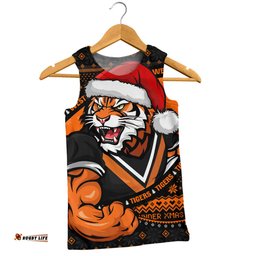 Amazing Aussie Wests Tigers Ugly Knit Style For Christmas Game Fans Men Tank Top