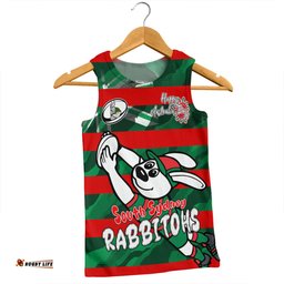 Amazing Aussie South Sydney Rabbitohs Happy Australia Day We Are One And Free Men Tank Top