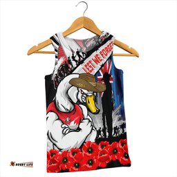 Amazing Aussie Sydney Swans Anzac Day Honor United In Spirit Men Tank Top