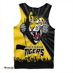 Amazing Aussie Richmond Breaking Through Fan Design Men Tank Top