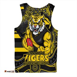 Amazing Aussie Richmond Blazing Spirit Of Victory Men Tank Top