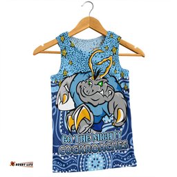 Amazing Aussie New South Wales Cockroaches Custom Custom With Aboriginal Inspired Style Of Dot Painting Patterns Men Tank Top
