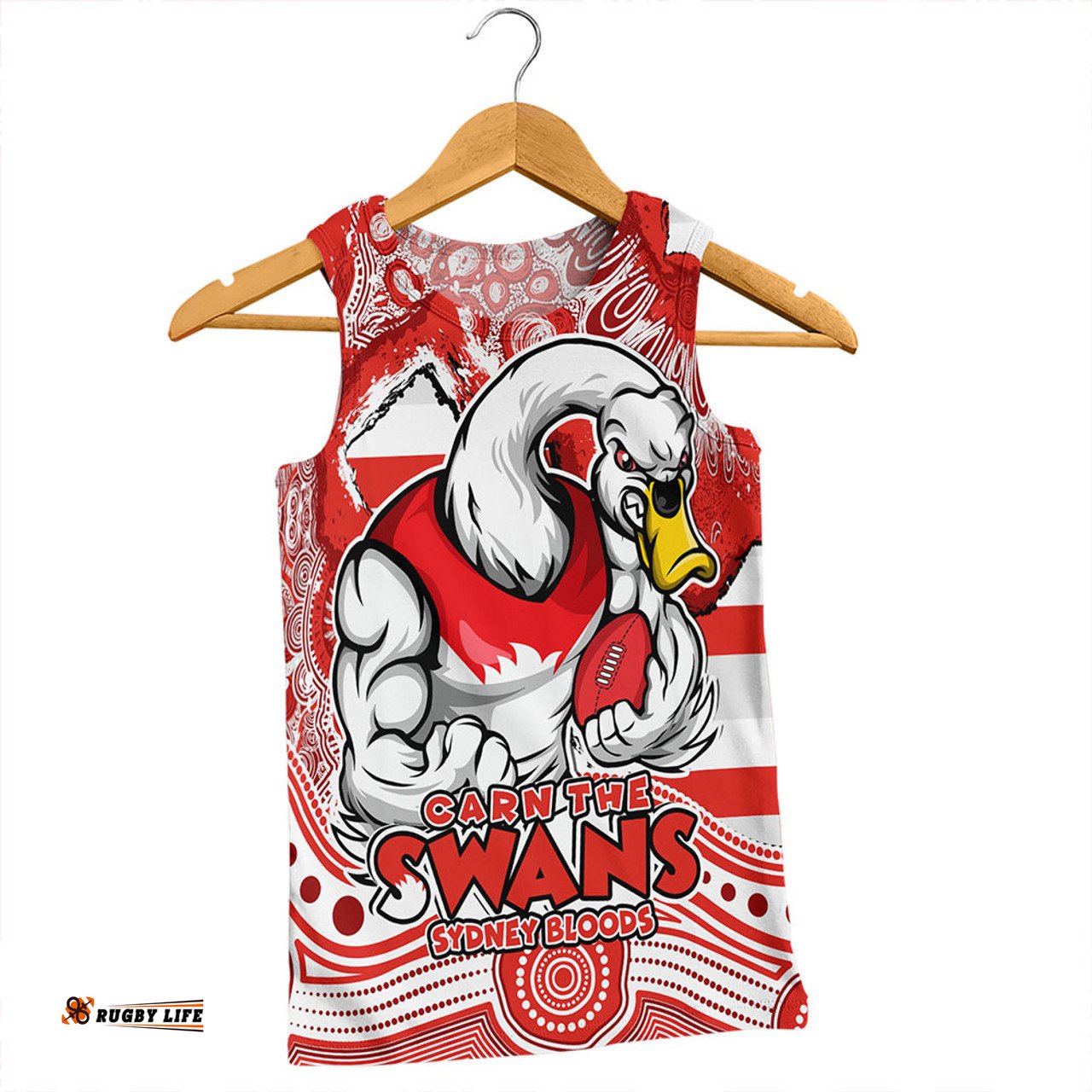 Amazing Aussie Sydney Swans Blazing Spirit Of Victory Men Tank Top