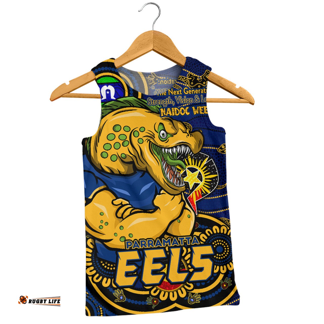 Amazing Aussie Parramatta Eels Spirit Of NAIDOC Series Men Tank Top