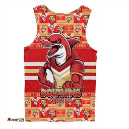 Amazing Aussie Redcliffe Dolphins Champion’s Pride Comic Style Men Tank Top