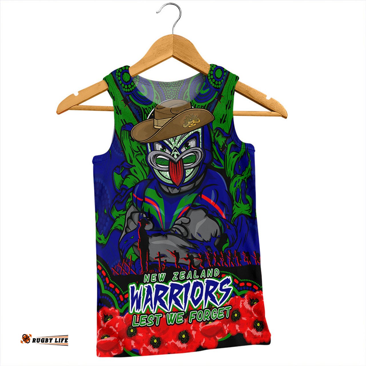 Amazing Aussie New Zealand Warriors Ripped Legacy Of The Game The ANZAC Spirit Lives On Men Tank Top