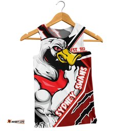 Amazing Aussie Sydney Swans Battlefield Glory Gear Men Tank Top