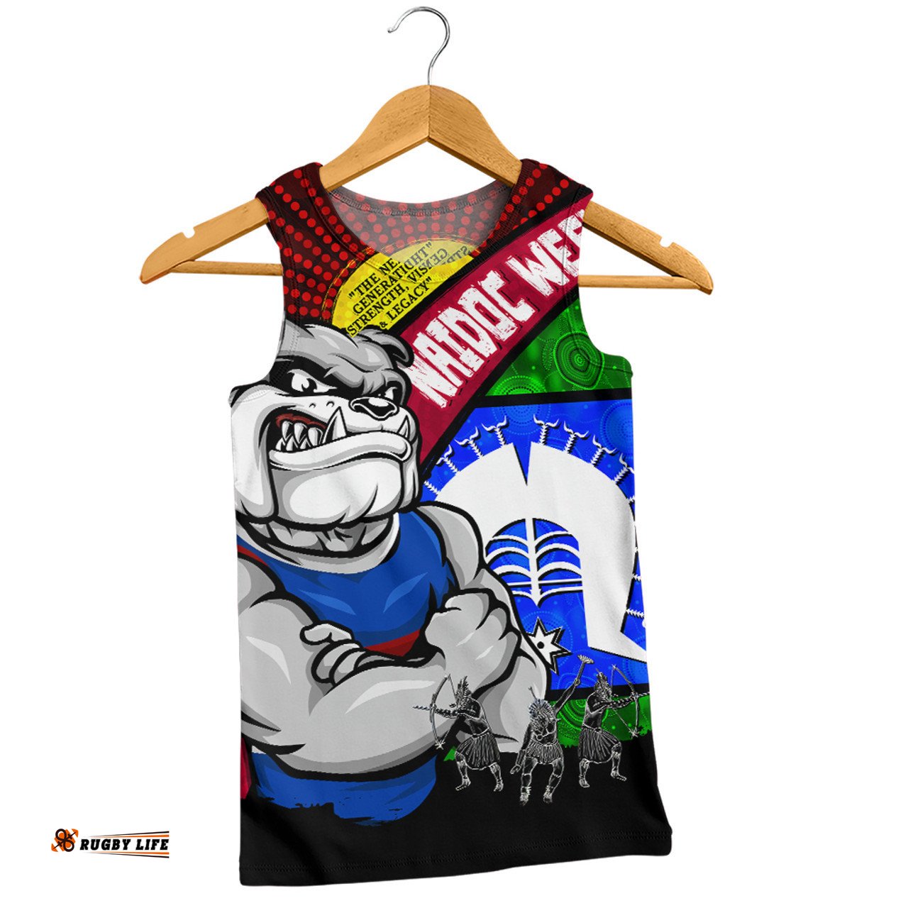 Amazing Aussie Western Bulldogs NAIDOC Week Pride Edition Men Tank Top