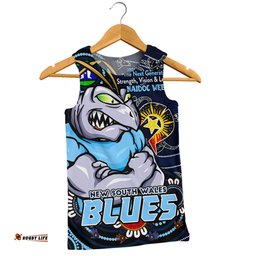 Amazing Aussie New South Wales Blues Spirit Of NAIDOC Series Men Tank Top
