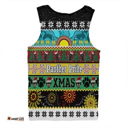 Amazing Aussie Penrith Panthers Christmas Aboriginal Custom Indigenous Knitted Ugly Xmas Style Men Tank Top