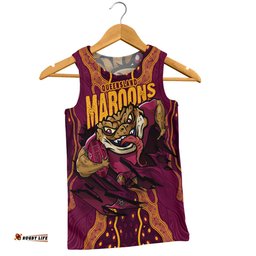 Amazing Aussie Queensland Maroons Maroon Venom QLD Strikeforce Men Tank Top