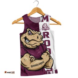 Amazing Aussie Queensland Maroons Queenslander Spirit Maroons Legacy Men Tank Top