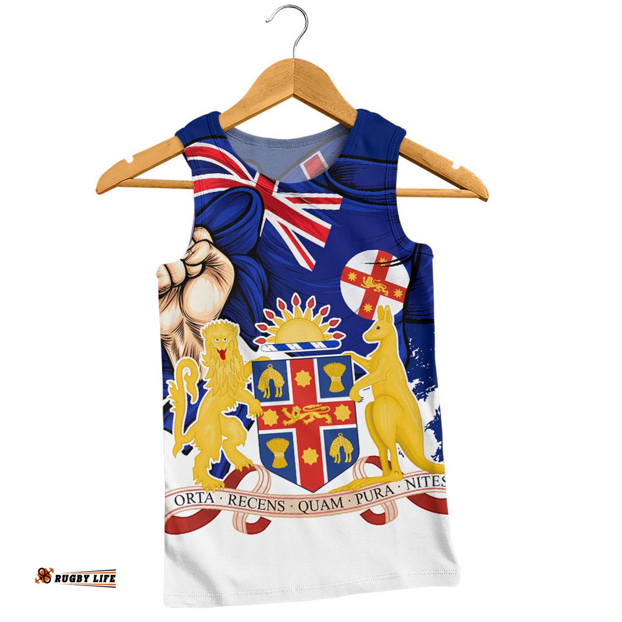 Amazing Aussie New South Wales Power Pride And Heritage Crest Men Tank Top