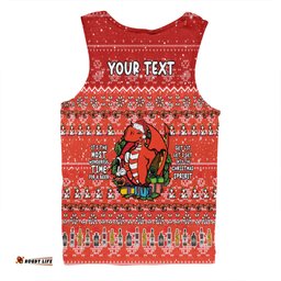 Amazing Aussie St. George Illawarra Dragons Christmas Custom Chrissie Spirit Men Tank Top