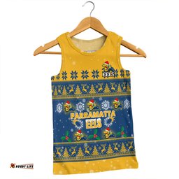 Amazing Aussie Parramatta Eels Christmas Custom Special Ugly Christmas Men Tank Top