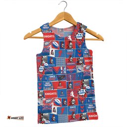Amazing Aussie Newcastle Knights Team Of Us Die Hard Fan Supporters Comic Style Men Tank Top