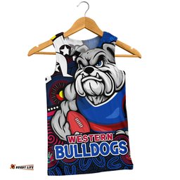 Amazing Aussie Western Bulldogs NAIDOC Spirit Of Country Men Tank Top