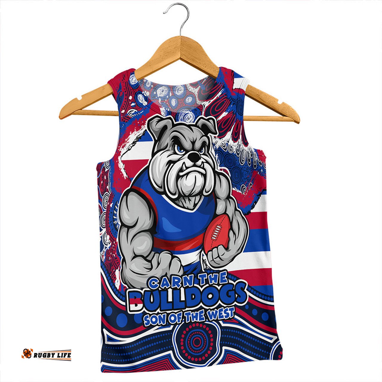 Amazing Aussie Western Bulldogs Blazing Spirit Of Victory Men Tank Top