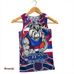 Amazing Aussie Western Bulldogs Blazing Spirit Of Victory Men Tank Top
