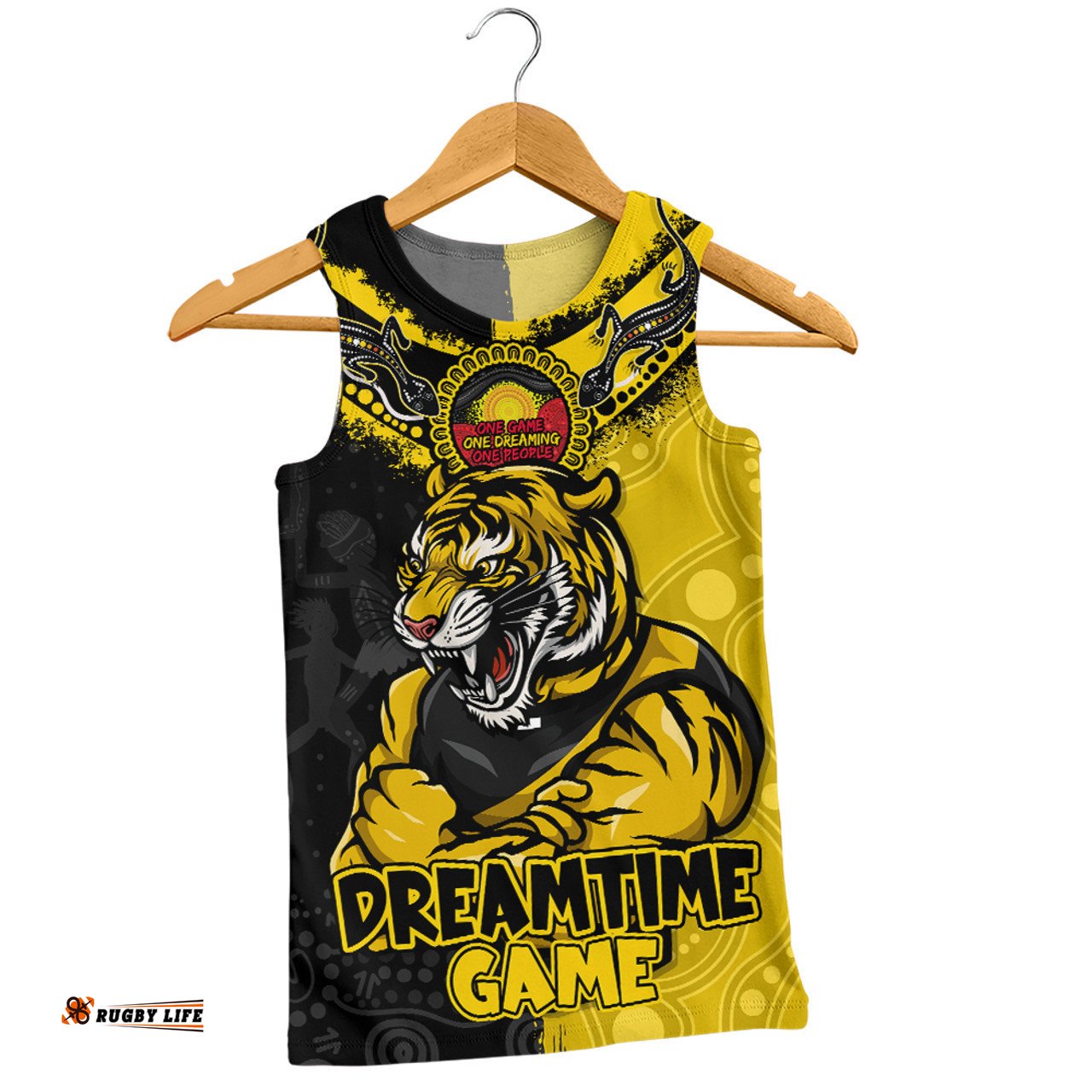 Amazing Aussie Richmond Dreamtime Warriors Of Culture Men Tank Top
