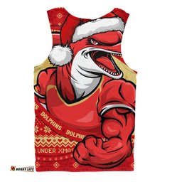 Amazing Aussie Redcliffe Dolphins Ugly Knit Style For Christmas Game Fans Men Tank Top